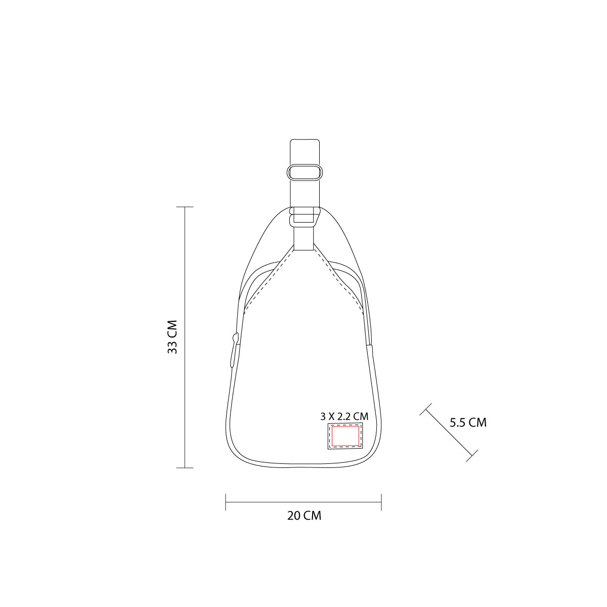 SIN-606.jpg Mochila de Viaje Chaud Negro SIN 606 N (Poliéster / curpiel)