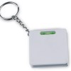 Llavero C/flex. 1 M. Level SLJ102 Blanco (Plastico / A150086 / articulos promocionales)