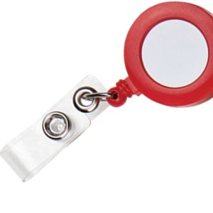 PORTA GAFETE YOYO SLK05 TRANSLUCIDO ROJO (Plástico)