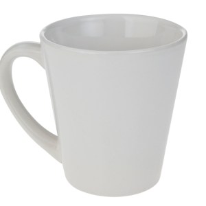 TAZA CONICA 11OZ. DAISY SUB111 BLANCO (Cerámica)