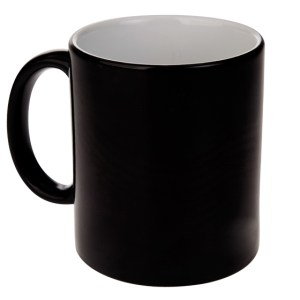 TAZA MAGICA (BAS.) 11OZ. MERLIN SUB116 NEGRO (Cerámica)