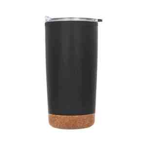 TERMO COCOA NEGRO (T 119 - ACERO INOXIDABLE/CORCHO)