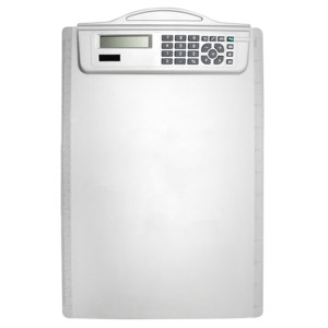 TABLA CON CALCULADORA ASENTIA TAC2310 PLATEADO (Plástico)