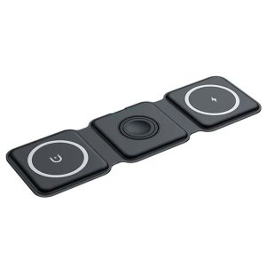 Cargador Fold Estacion 3 en 1 (TEC172-U) Negro