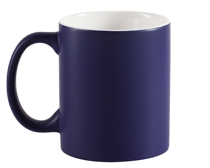 TARRO 11OZ. BICOLOR MATE ALASKA TL7110 COBALTO (Cerámica)