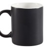 TARRO 11OZ. BICOLOR MATE ALASKA TL7110 NEGRO (Cerámica)