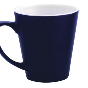 TARRO 11OZ. BICOLOR MATE TL9749 COBALTO (Cerámica)
