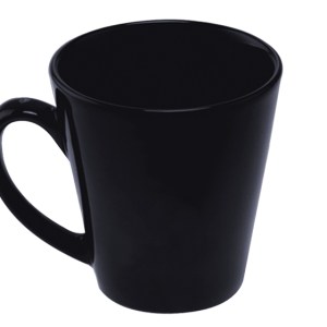 TARRO CONICO 11OZ. TL9749 NEGRO (Cerámica)