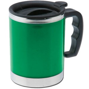 TARRO TERMICO 420ML. LUXOR TT5014 VERDE (Plástico / Acero Inoxidable)