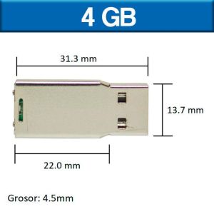 ARMAZON USB PARA PROYECTOS (USB089-U) PLATA