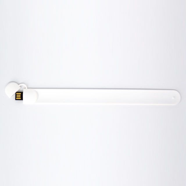 MEMORIA USB SLAP 8GB (USB116-U) BLANCO