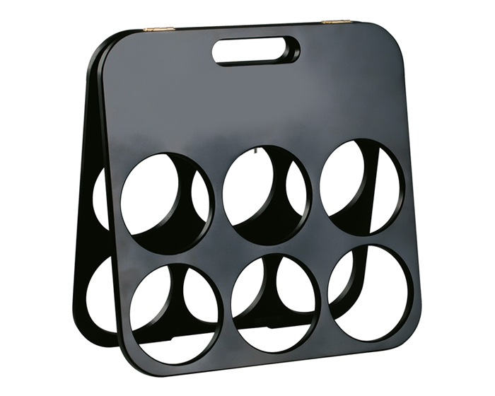 PORTA VINOS 3 PZ BAIRES VNS4168 (Plástico / Acero Inoxidable)