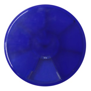 PASTILLERO ORGANIC VR077 TRANSLUCIDO AZUL (Plástico)