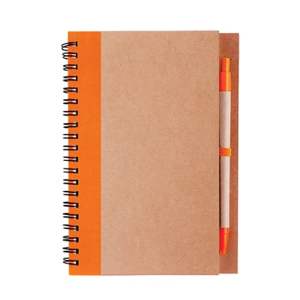 LIBRETA BOSTON NARANJA (LE OO1 - CARTÓN)