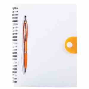 LIBRETA SPIRIT NARANJA (O 003 - PLÁSTICO)