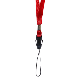 CORDON PARA CUELLO  PARA MEMORIA USB Y OTROS USOS (VAR015-U) ROJO