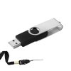 MEMORIA USB LONDON GIRATORIA 16GB  (USB029-U) NEGRO