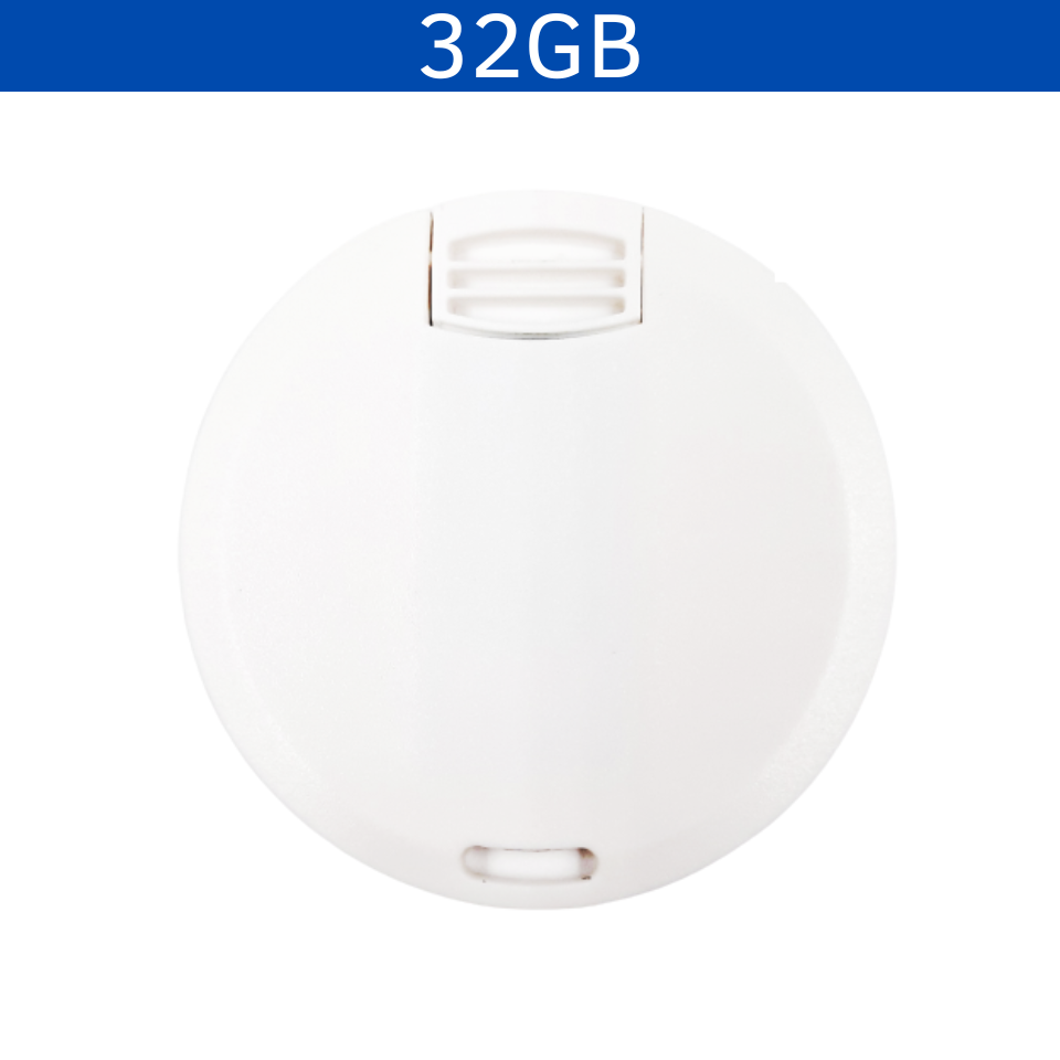 www.usbtechnology.mx_USB312-BL_1.png Memoria Usb Boton 32GB (USB312-U) Blanco