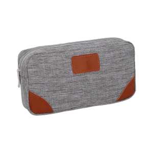 COSMETIQUERA GRIS DASH (CP 104 - POLIÉSTER)