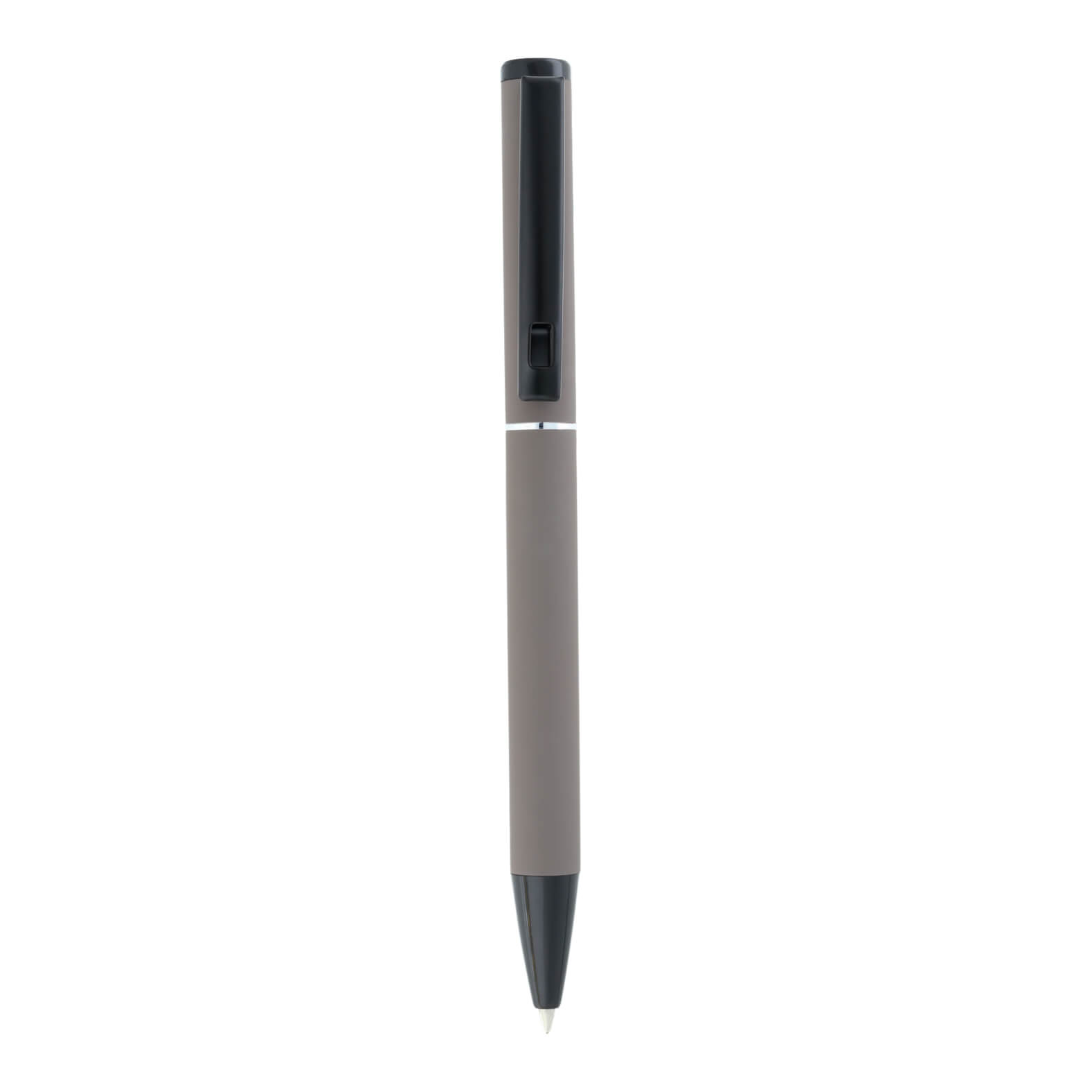 BOLIGRAFO GRIS ZER (AL 22984 - METAL/RUBBER)