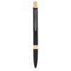 BOLIGRAFO NEGRO TAAD (AL 23150 - METAL / BAMBÚ)