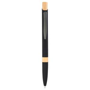 BOLIGRAFO NEGRO TAAD (AL 23150 - METAL / BAMBÚ)