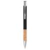 Boligrafo Negro Thun (Al 22976 - metal / corcho)