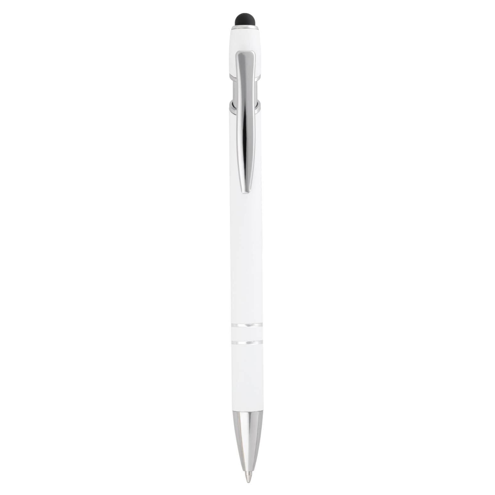 BOLIGRAFO BLANCO LAKEN (AL 9064 - METAL/RUBBER)