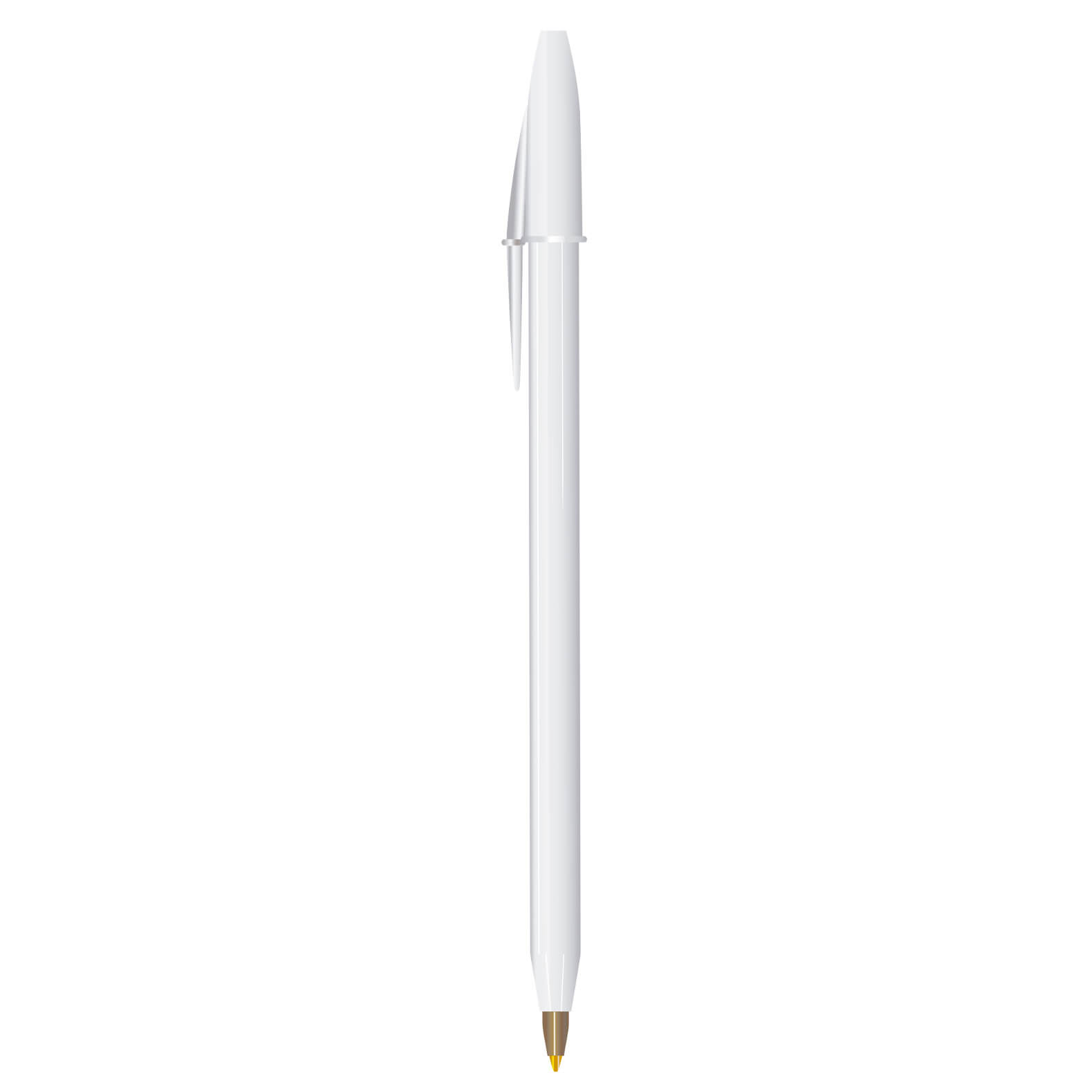 Boligrafo Blanco Bic (Round stic tn - plástico)