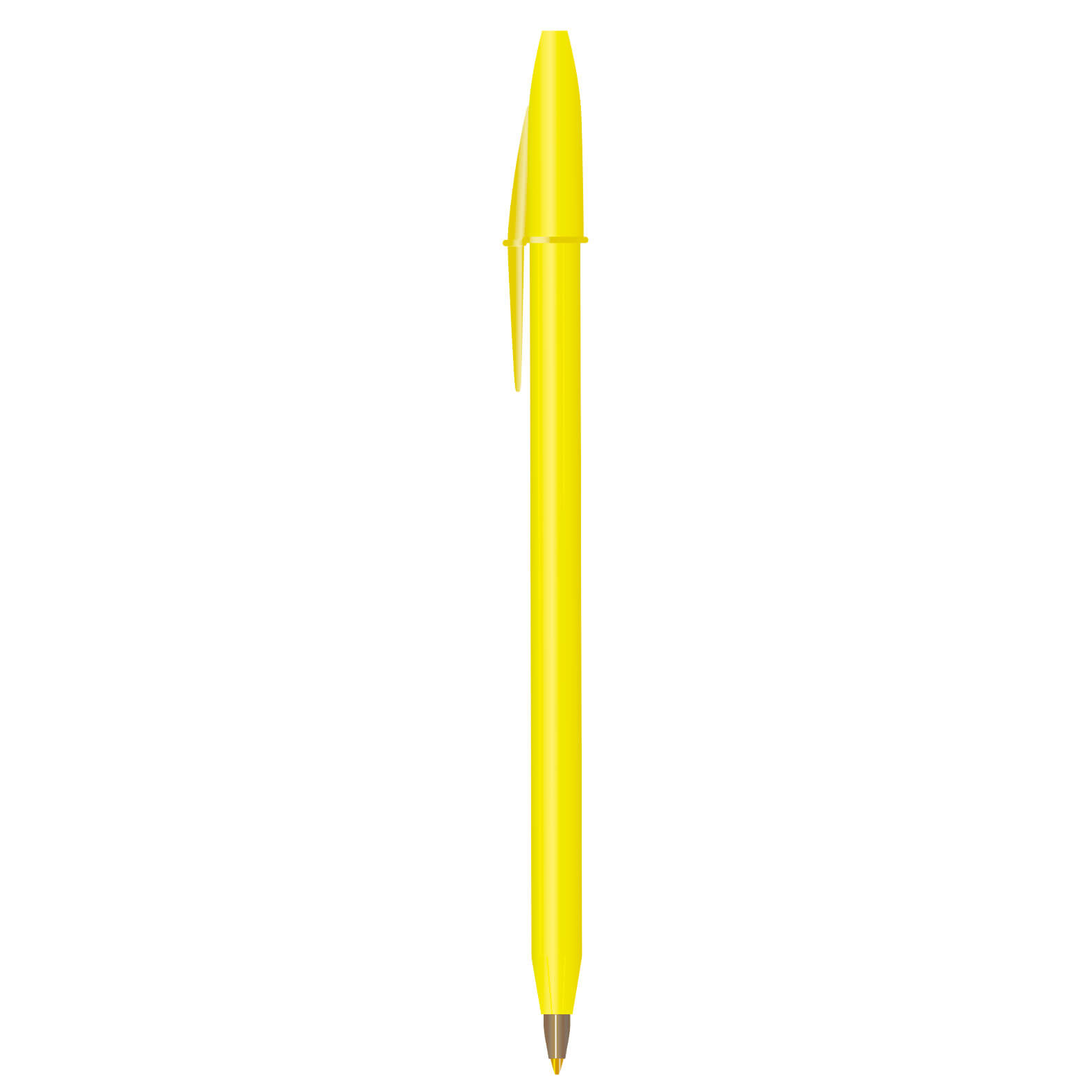 Boligrafo Amarillo Bic (Round stic ta - plástico)