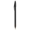 BOLIGRAFO NEGRO BIC (ROUND STIC TA - PLÁSTICO)