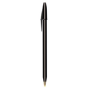 BOLIGRAFO NEGRO BIC (ROUND STIC TA - PLÁSTICO)