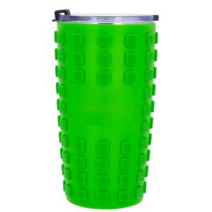 TERMO VERDE GOMU (T 241 - ACERO INOXIDABLE/ SILICÓN)