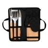 SET DE BBQ NEGRO SKIRT (HO 152 - POLIÉSTER)