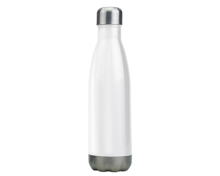 Termo Doble Pared Acero Inox. Preston A2333 Blanco (Acero inoxidable / A2333.01 / articulos promocionales)