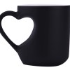 Taza Mágica 10 oz. Cora A2379 Negro para Sublimación (Non woven)