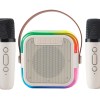Bocina Portatil con Microfono Popstar A2812 Beige (Poliéster 210d)