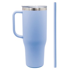 Termo de Acero Inoxidable con Asa Barney A2915 Azul Claro (Cerámica)