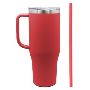 Termo de Acero Inoxidable con Asa Barney A2915 Rojo (Cerámica)