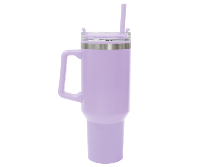 Tarro Térmico Doble Pared Mugly A2954 Lila (Cerámica)