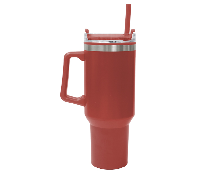 Tarro Térmico Doble Pared Mugly A2954 Rojo (Cerámica)