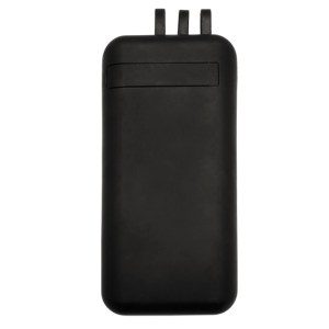 BATERIA PORTATIL CON VENTOSAS Y LUZ LED BINGO A3003 NEGRO (Madera)