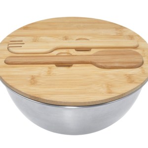 Recipiente con Tapa y Utensilios de Bambu Sauce A3010 Unico (Plástico)
