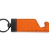 LLAVERO CON SOPORTE PARA DISPOSITIVOS MOBIL A3013 NARANJA (Plástico)