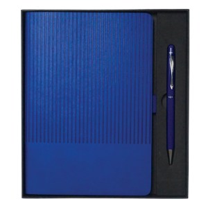 SET DE LIBRETA CON BOLIGRAFO NERUDA A3018 AZUL (Madera)