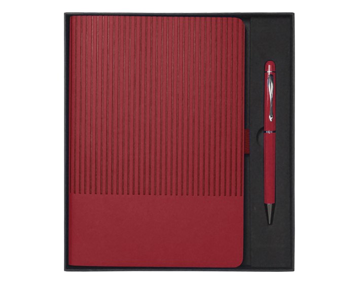 Set de Libreta con Boligrafo Neruda A3018 Rojo (Papel)