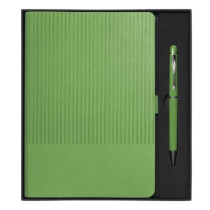 SET DE LIBRETA CON BOLIGRAFO NERUDA A3018 VERDE CLARO (Papel)