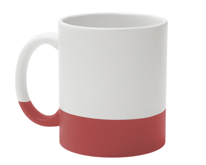 Tarro Sublimación Gres A3022 Rojo (Plástico pe)