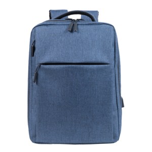 Mochila Backpack Porta Laptop Usb Nerd A3030 Azul Marino (Plástico)