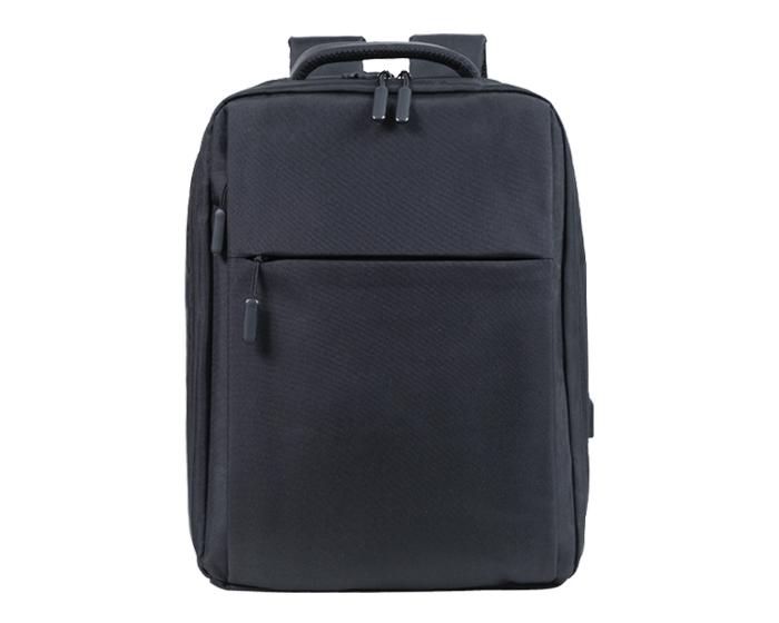 Mochila Backpack Porta Laptop Usb Nerd A3030 Negro (Plástico / cinta elástica)